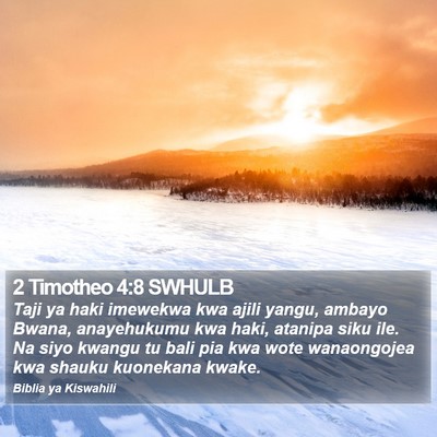 2 Timotheo 4:8 SWHULB Bible Verse Image
