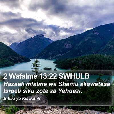 2 Wafalme 13:22 SWHULB Bible Verse Image