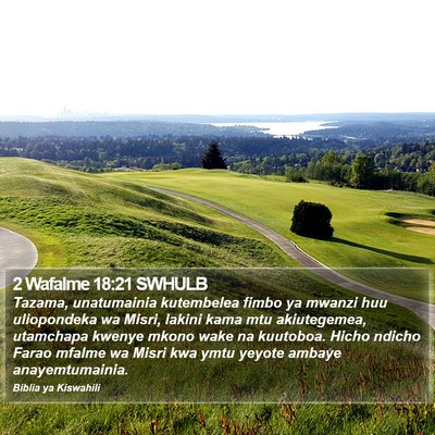 2 Wafalme 18:21 SWHULB Bible Verse Image