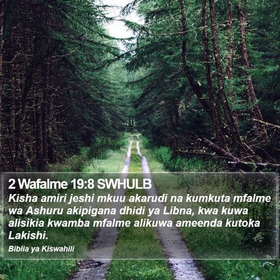 2 Wafalme 19:8 SWHULB Bible Verse Image