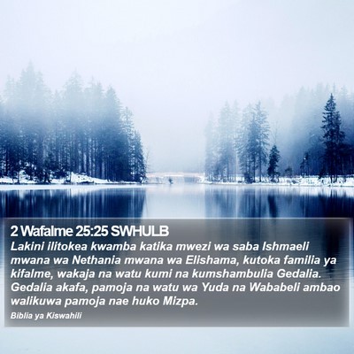 2 Wafalme 25:25 SWHULB Bible Verse Image
