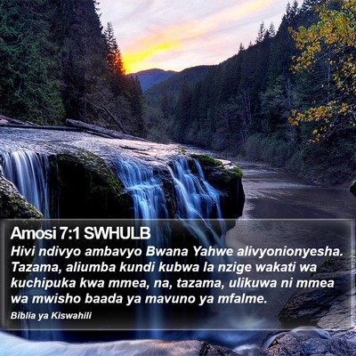 Amosi 7:1 SWHULB Bible Verse Image