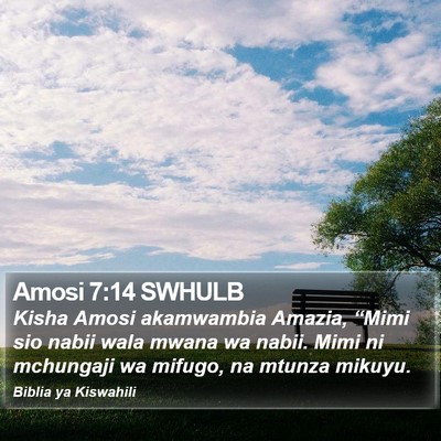 Amosi 7:14 SWHULB Bible Verse Image