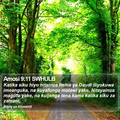Amosi 9:11 SWHULB Bible Verse Image