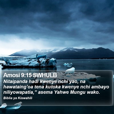 Amosi 9:15 SWHULB Bible Verse Image