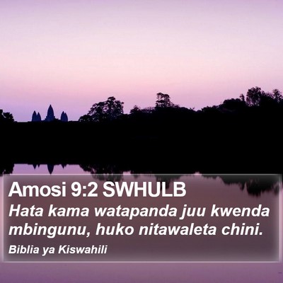 Amosi 9:2 SWHULB Bible Verse Image