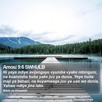Amosi 9:6 SWHULB Bible Verse Image
