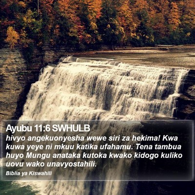 Ayubu 11:6 SWHULB Bible Verse Image