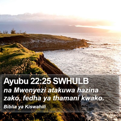 Ayubu 22:25 SWHULB Bible Verse Image