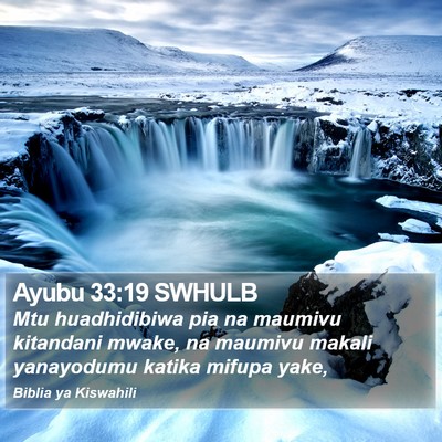 Ayubu 33:19 SWHULB Bible Verse Image