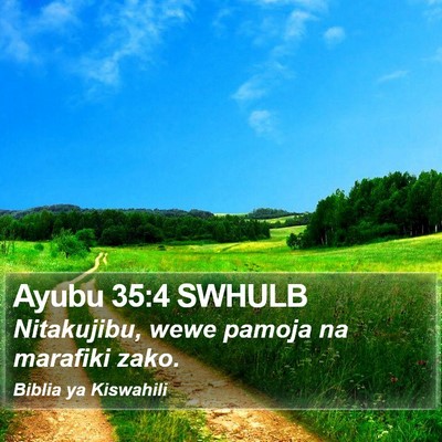 Ayubu 35:4 SWHULB Bible Verse Image
