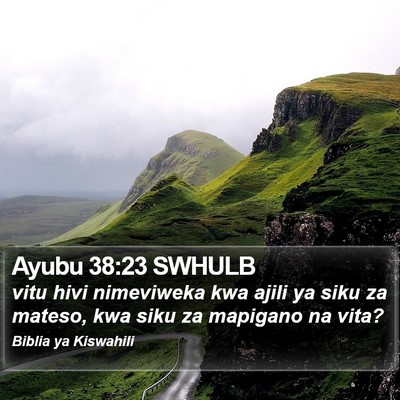 Ayubu 38:23 SWHULB Bible Verse Image