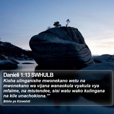 Danieli 1:13 SWHULB Bible Verse Image