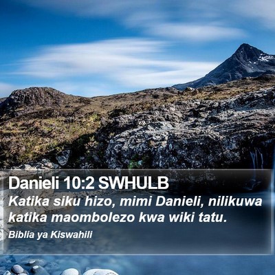 Danieli 10:2 SWHULB Bible Verse Image