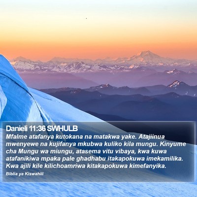 Danieli 11:36 SWHULB Bible Verse Image