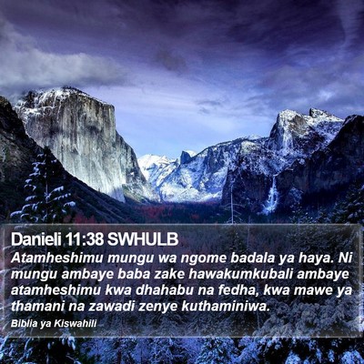 Danieli 11:38 SWHULB Bible Verse Image