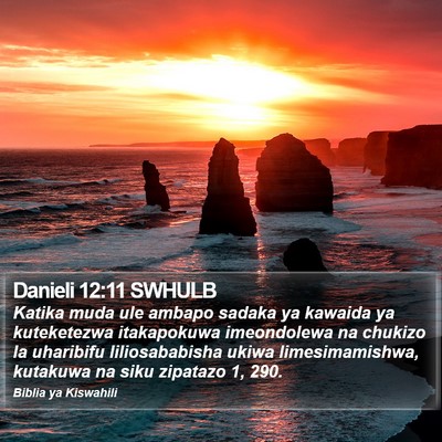 Danieli 12:11 SWHULB Bible Verse Image