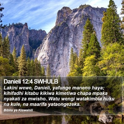 Danieli 12:4 SWHULB Bible Verse Image