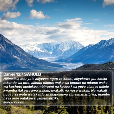 Danieli 12:7 SWHULB Bible Verse Image