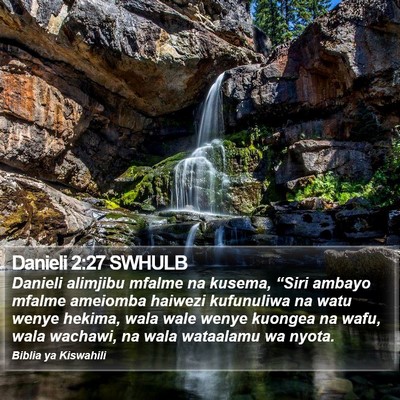 Danieli 2:27 SWHULB Bible Verse Image