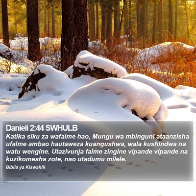 Danieli 2:44 SWHULB Bible Verse Image