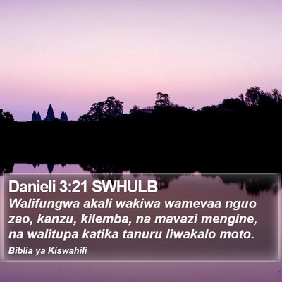 Danieli 3:21 SWHULB Bible Verse Image