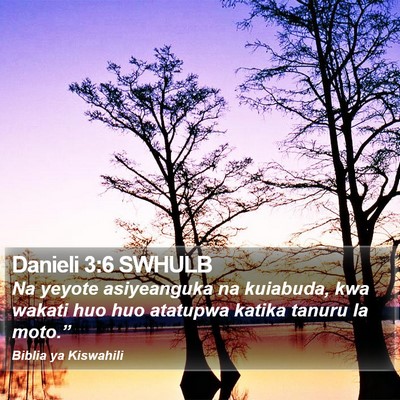 Danieli 3:6 SWHULB Bible Verse Image