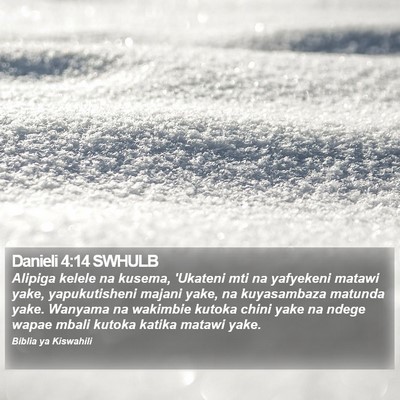 Danieli 4:14 SWHULB Bible Verse Image