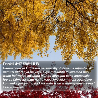 Danieli 4:17 SWHULB Bible Verse Image
