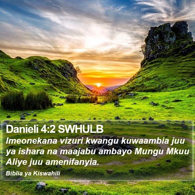 Danieli 4:2 SWHULB Bible Verse Image