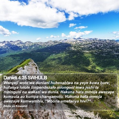 Danieli 4:35 SWHULB Bible Verse Image