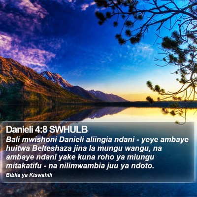 Danieli 4:8 SWHULB Bible Verse Image