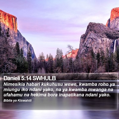 Danieli 5:14 SWHULB Bible Verse Image