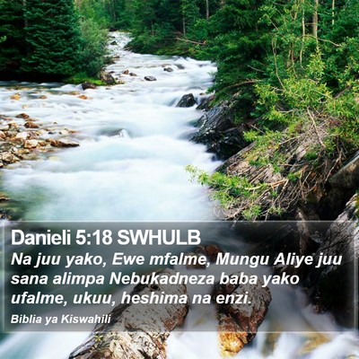 Danieli 5:18 SWHULB Bible Verse Image