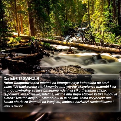 Danieli 6:12 SWHULB Bible Verse Image