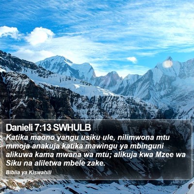 Danieli 7:13 SWHULB Bible Verse Image
