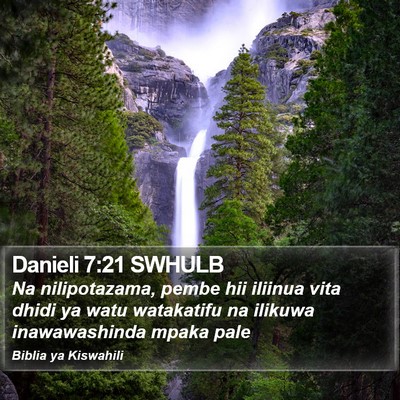Danieli 7:21 SWHULB Bible Verse Image