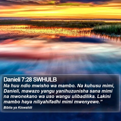 Danieli 7:28 SWHULB Bible Verse Image