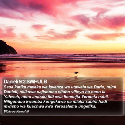 Danieli 9:2 SWHULB Bible Verse Image
