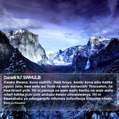 Danieli 9:7 SWHULB Bible Verse Image