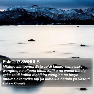 Esta 2:17 SWHULB Bible Verse Image