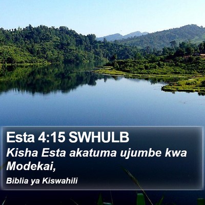 Esta 4:15 SWHULB Bible Verse Image
