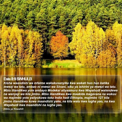 Esta 8:9 SWHULB Bible Verse Image