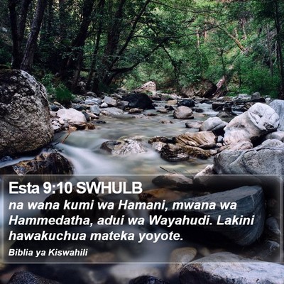 Esta 9:10 SWHULB Bible Verse Image