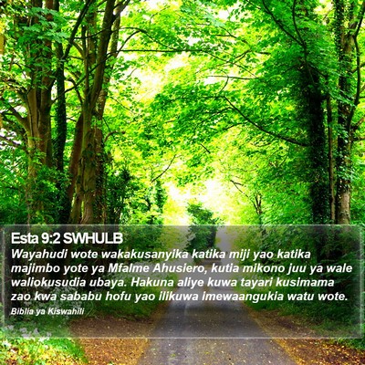 Esta 9:2 SWHULB Bible Verse Image