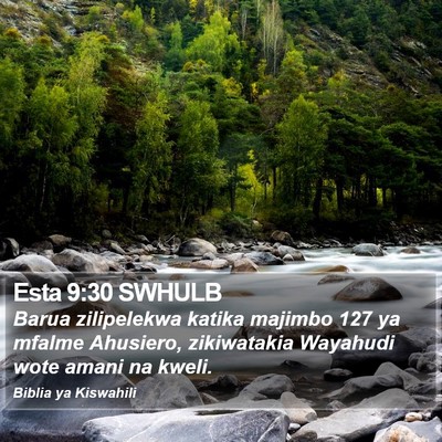 Esta 9:30 SWHULB Bible Verse Image