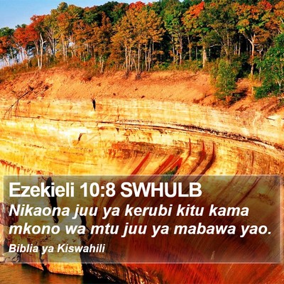 Ezekieli 10:8 SWHULB Bible Verse Image