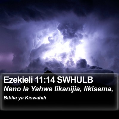 Ezekieli 11:14 SWHULB Bible Verse Image