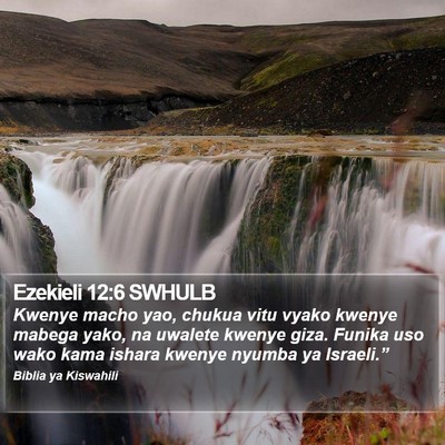 Ezekieli 12:6 SWHULB Bible Verse Image