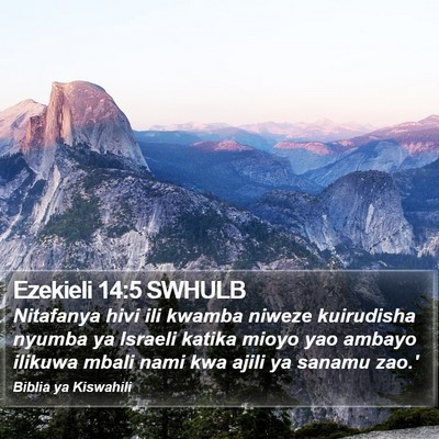Ezekieli 14:5 SWHULB Bible Verse Image